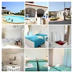 Turquoise & Wood Stylish House 23 Budoni