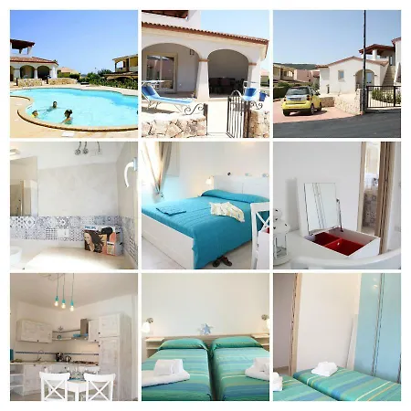 Turquoise & Wood Stylish House 23 Budoni